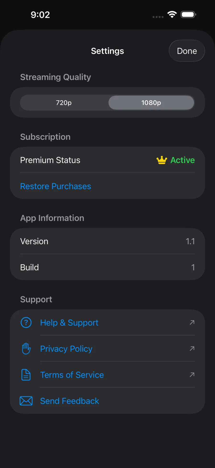 Mirroring for Chromecast: CastX: Mirror settings